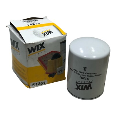 WIX 51261 Engine Oil Filter For Select Blue Bird Chevrolet Ford GMC Mack Models