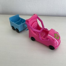 Polly Pocket Roller Coaster Resort Car Replacement Pink Amusement Park Toy
