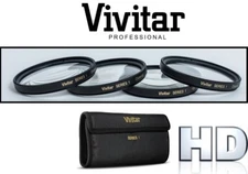 4-PC CLOSE-UP +1+2+4+10 MACRO LENS SET FOR Canon EF 75-300mm III lens