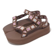 Image of Teva W Flatform Universal Crochet Brown Women Platform Sandal 1150210-UWN