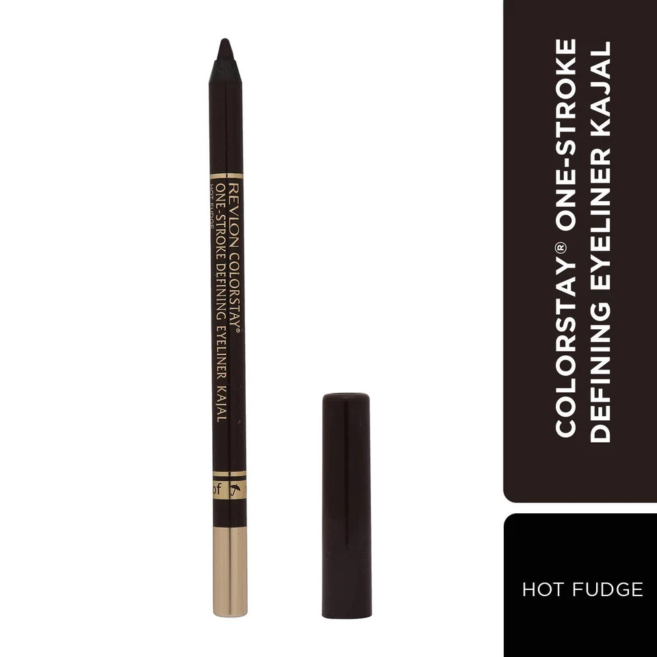 Revlon One-Stroke Defining Eyeliner Kajal (Hot Fudge, Black) 1.2gm - Image 2 of 4