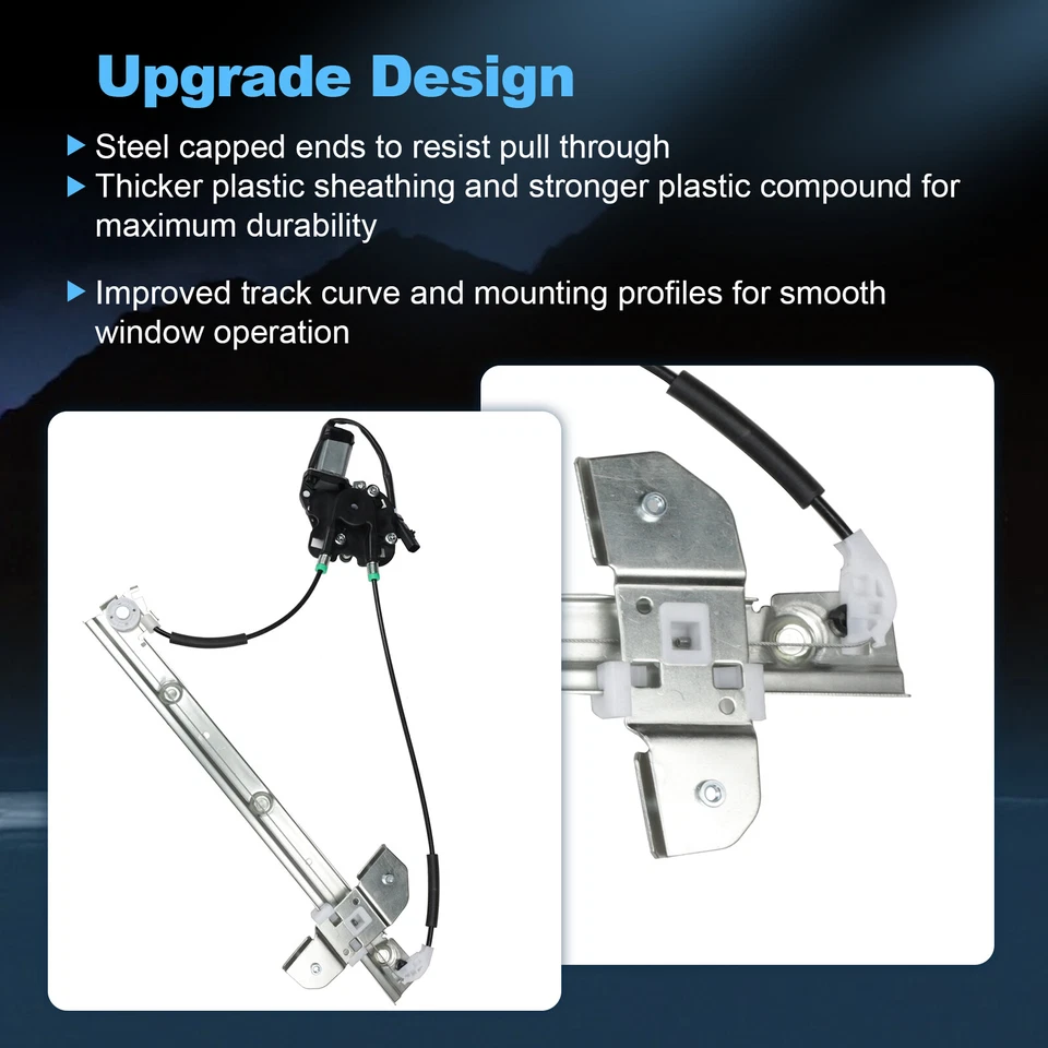 For 1999-2003 Dodge Ram 1500 Van Front Left Power Window Regulator With Motor - Image 4 of 4