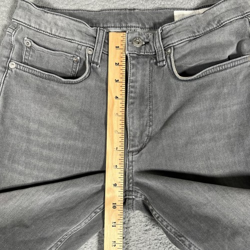 Rag & Bone Jeans Mens 28x30 Gray Fit 2 Slim Leg Casual Preppy Denim 5 Pocket - Picture 6 of 12
