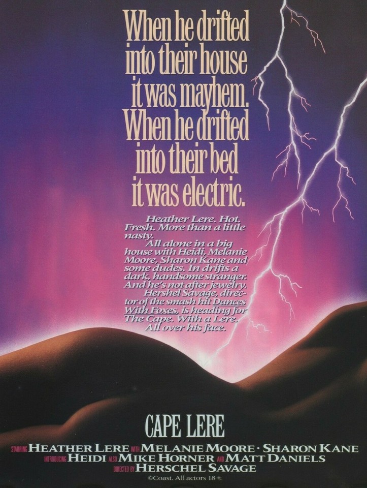 HEATHER LERE Rare Original CAPE LERE 8.5"x11" Vtg promo photo slick