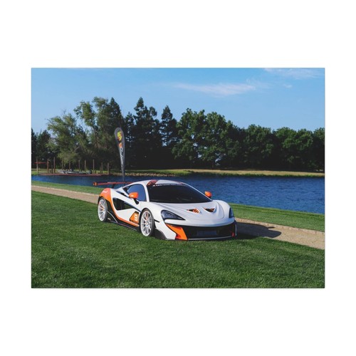 McLaren 570S High Resolution Museum Quality Horizontal Canvas Print #002 - Picture 3 of 10