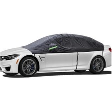 Halbgarage Auto Winter Abdeckplane  Outdoor Autoabdeckung Halbe Autoplane Sch...