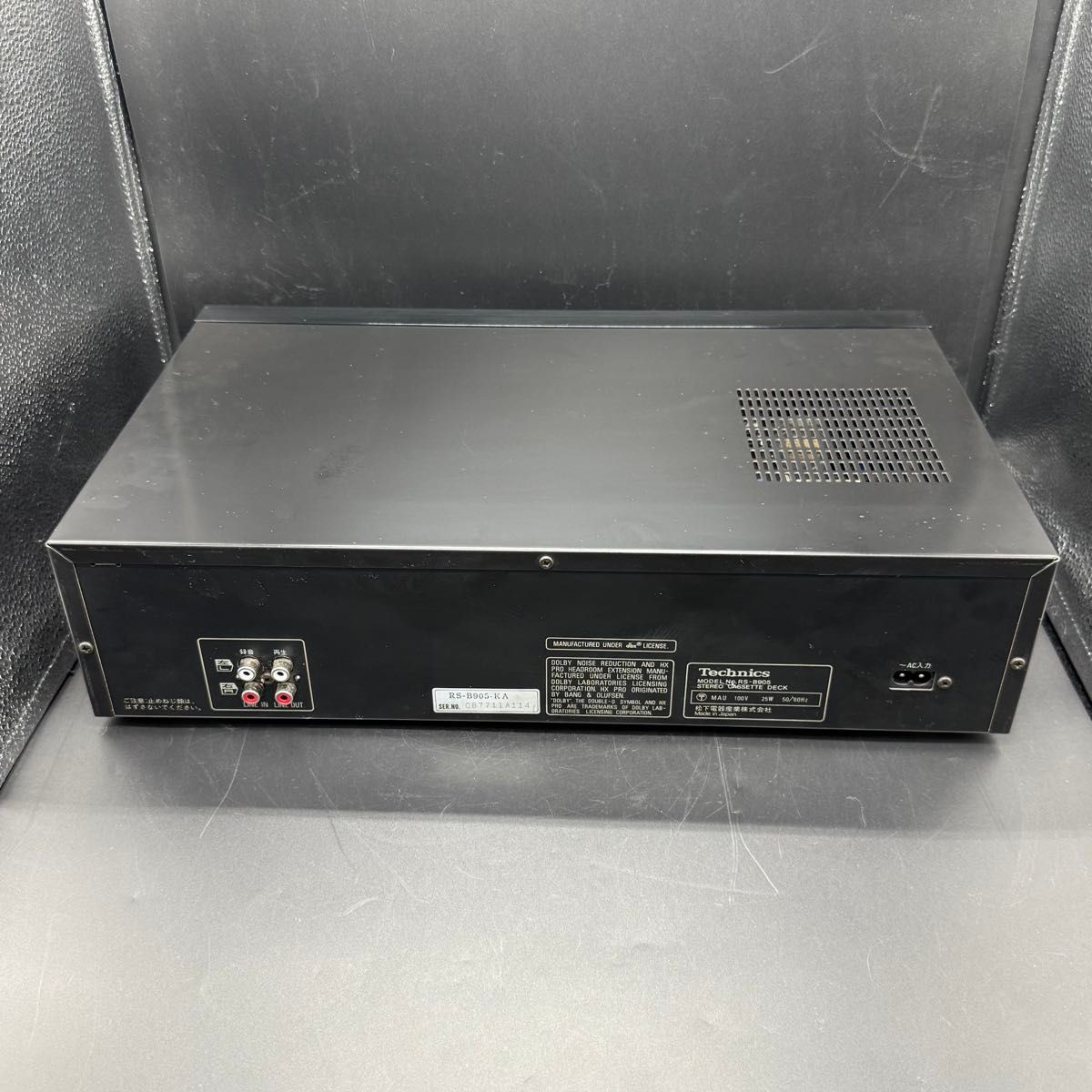 Technics RS-B905 Cassette Deck dbx 3 Head Direct Drive High End Hi