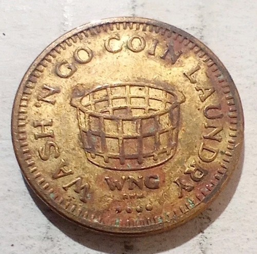 Wash N Go Coin Laundry WNG Laundromat Token - Picture 2 of 2