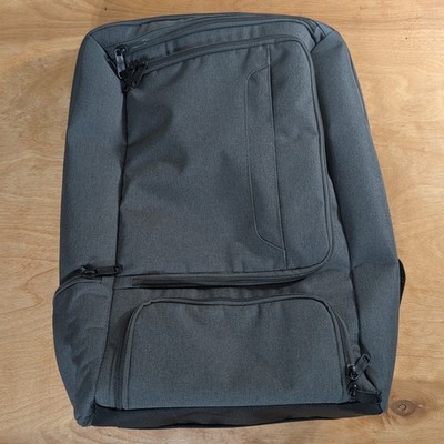 Ebags E229 Slim Professional Charcoal/Orange Travel Computer Backpack, 12x17x6in