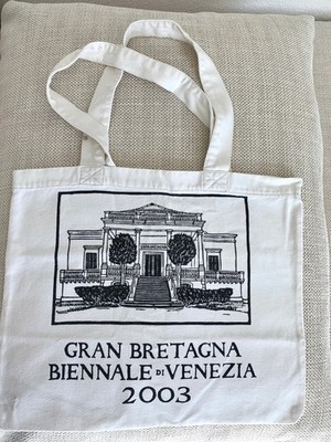 Rare 2003 Venice Biennale Tote Bag British Council Bloomberg Chris Ofili Vintage