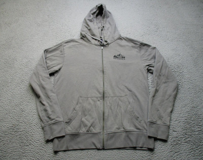 Patagonia Hoodie Mens Medium Gray Full Zip 1973 Logo Organic Cotton STY39545FA19