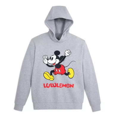限定コラボ Disney x lululemon ディズニーミッキーHoodie DISNEY X LULULEMON MICKEY FLEECE OVERSIZED HOODIE~LIP GLOSS PINK