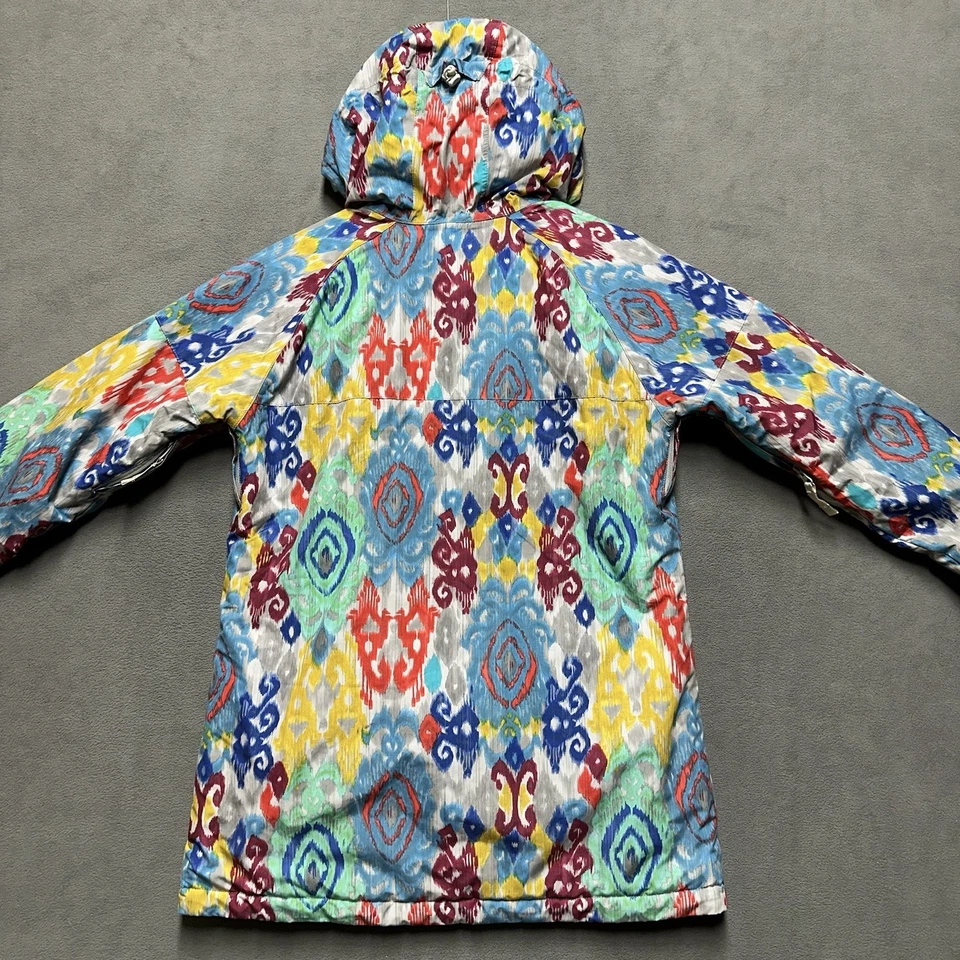 Burton Snowboard Jacket Womens Medium Radiant Kazbah Insulated Hooded Dryride - Image 2 of 4