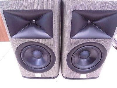 JBL HDI-1600 Bookshelf Speakers Pair Horn Loaded 2410H-2 Tested TMB01 11.0/PC