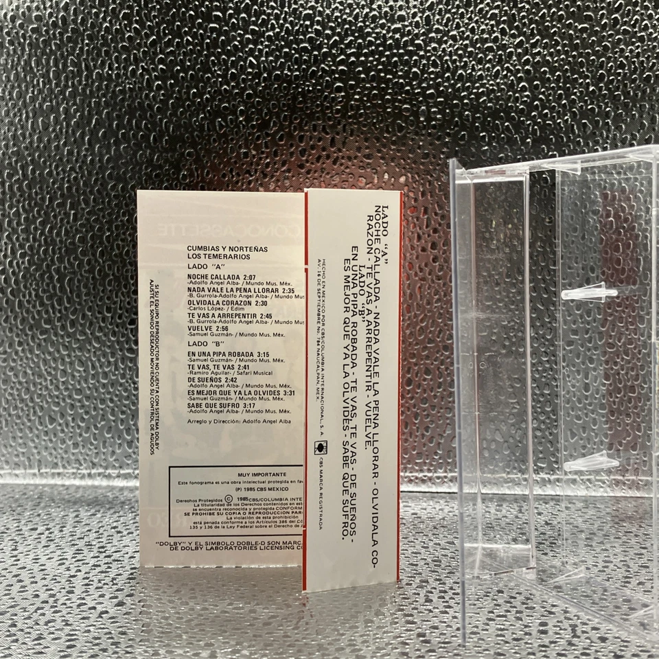 Los Temerarios Cumbias Y Norteñas Cassette Ultra Rare - Image 2 of 4