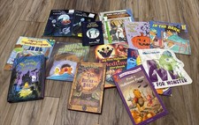 Halloween Spooky Stories Book Lot Children Witches Ghosts Monsters 14 Book Lot