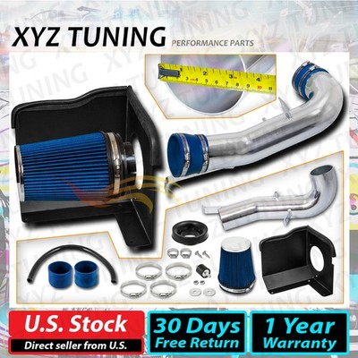 3,5'' BLAU 07-08 Escalade/Sierra Denali V8 Hitzeschild Kaltluftansaugung + Filter