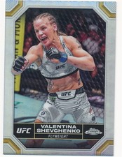 VALENTINA SHEVCHENKO 2024 TOPPS CHROME REFRACTOR #190 UFC MINT
