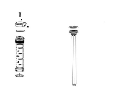 ROCK SHOX Ersatz-Kartuschenschloss für manuelles Fahrrad JUDYS/30S 29/27.5 TK