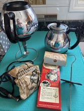 Vtg Sunbeam Coffeemaster C30-A Chrome Automatic Siphon Coffee Pot Double Bubble