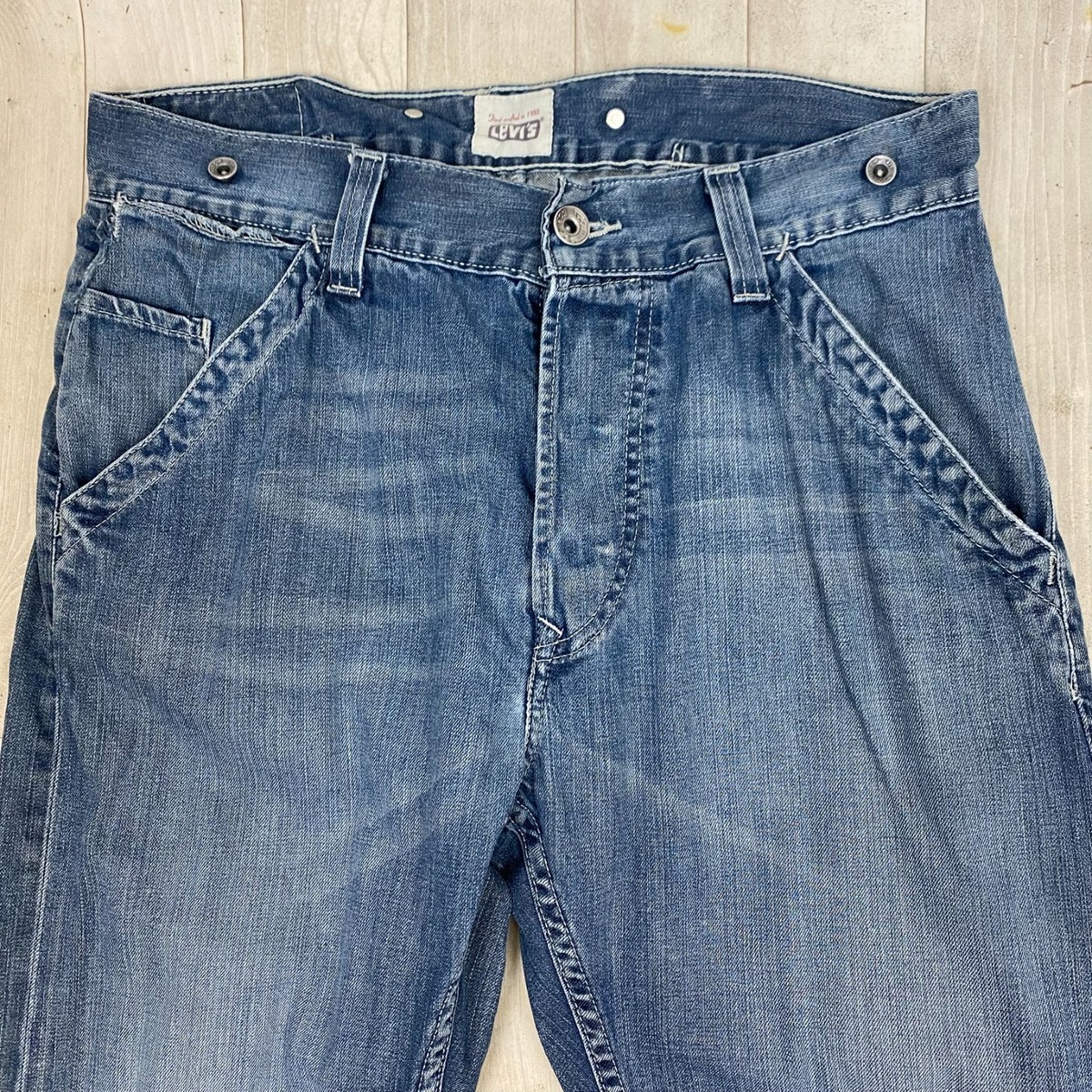 LEVIS Vintage Cinch Back Carpenter Jeans 32/34 90s Y2K Workwear 