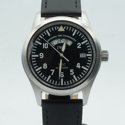 IWC FLIEGERUHR SPITFIRE UTC HERREN UHR 39MM 3251 VINTAGE STAHL TOP ZUSTAND IW119