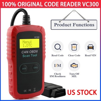 VC300 Automotive Car OBD2 EOBD Scanner Code Reader Check Engine Diagnostic Tool