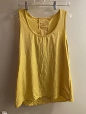 Marika Women’s Active Tank Top Yellow L Large Bust 44” Length 28”