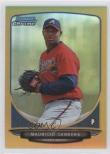 2013 Bowman Chrome Prospects Gold Refractor 44/50 Mauricio Cabrera #BCP114 fm0