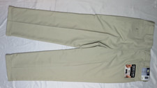 HAGGAR MEN PANT 38X34 STRING VTG HERITAGE STRETCH CLASSIC AMERICAN FIT PLEAT NWT