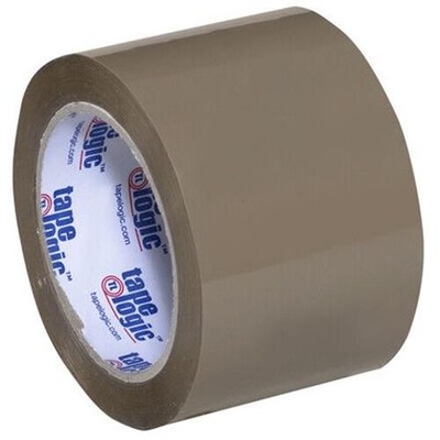 3'' x 55 yds. Tan Tape Logic Industrial Tape 3.5 Mil 24 Rls/Case
