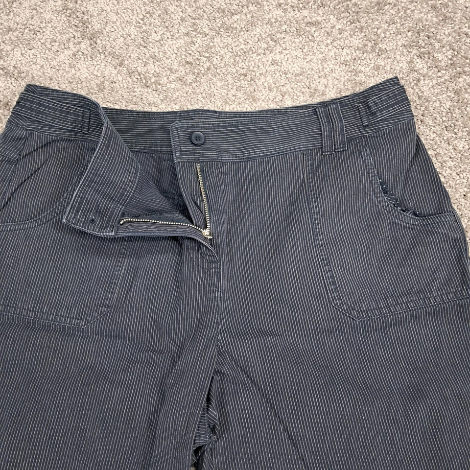 Pantalones cortos chinos para mujer Christopher & Banks a rayas negros 14 Foto 2 de 4