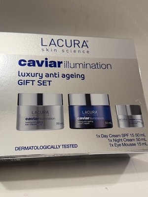 Lacura Skin Science Caviar Illumination Luxus-Anti-Aging-Geschenkset NEU