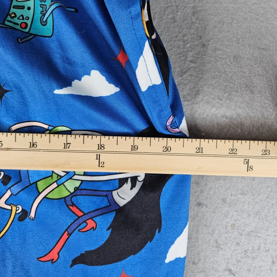 Pantalones de pijama Hora de Aventuras para hombre grandes azules para dormir dibujos animados Finn Marceline Foto 4 de 4