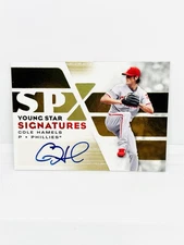 2008 SPx COLE HAMELS Young Star Signatures Auto Phillies #YSS-CH