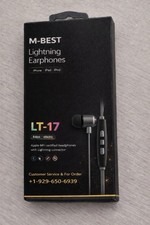 M Best LT-17 Lightning Earphones