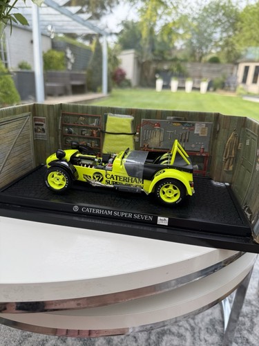 1-18 Kyosho Caterham Super Seven JPE rare flourescent Yellow Diecast model car - Picture 14 of 21