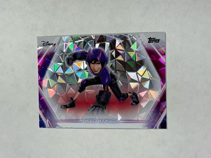 Hiro Hamada 2026 Topps Disney Neon Diamante Card # 126 Big Hero Six Movie