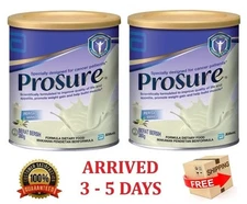 2x Abbott Pro Sure Milk Improve Appetite High Protein Prebiotic EPA 380g Vanilla