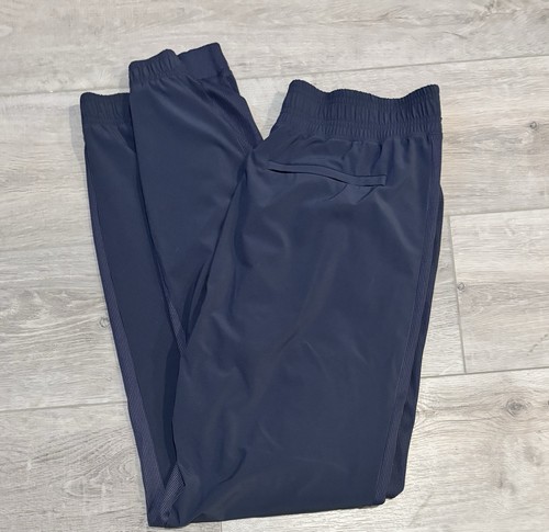 Athleta Brooklyn Mid-Rise Jogger Athletic Pull On Pants Navy Blue Zip Pocket 8 - Picture 4 of 8