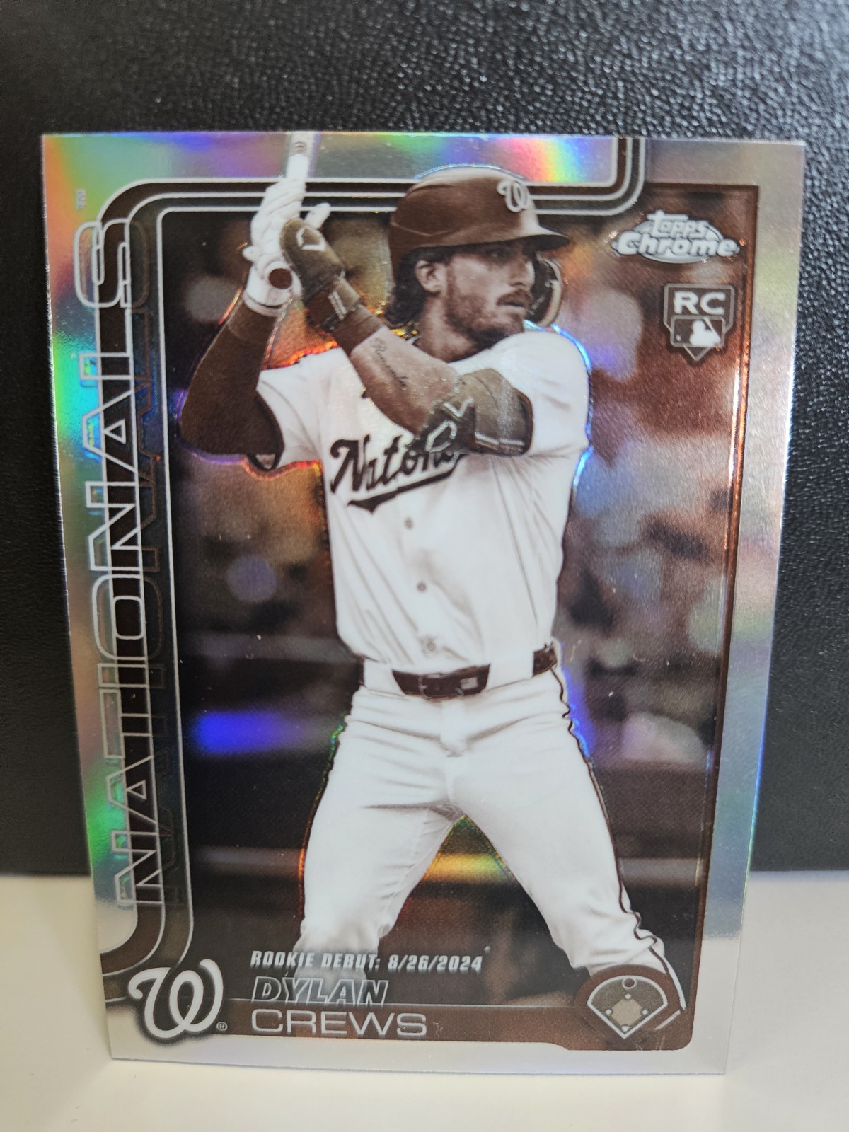 Dylan Crews Rookie 2025 Topps Chrome Update #USC190 Sepia Refractor RC Debut