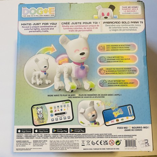 Robot Interattivo Dog-E Dog The One In A Million Robot Dog Nuovo In Box - Foto 2 di 12