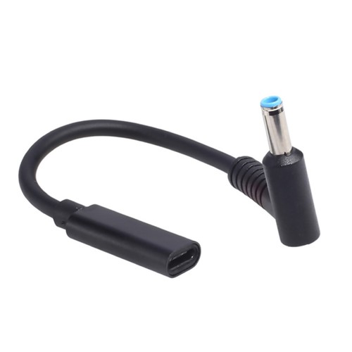 Type-c female to DC 4.5mm x 3.0mm Power PD Fast Charge Cable For HP Laptop A - 第 2/12 張圖片