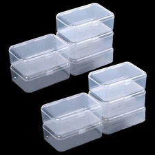 10PC Small Plastic Storage Container Box DIY Coins Screws Jewelry Travel Beads
