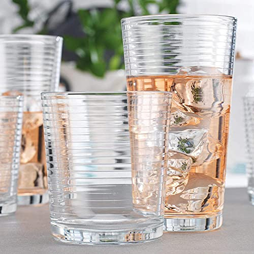 Drinking Glasses Set of 12. Everyday Drinking Glasses. Mixed Drinkware Sets 6 - Picture 6 of 8