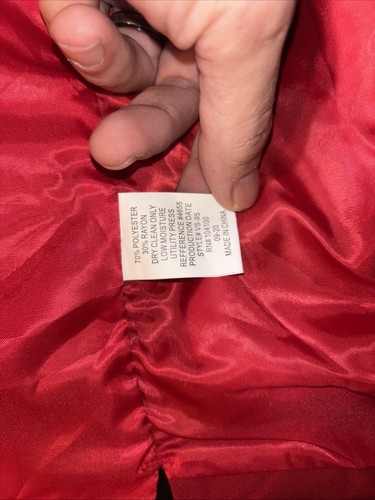 Gioberti Red Vest Formal Dress Wedding Party Prom Gala Small - Picture 3 of 6