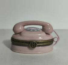 RARE Pink Princess Barbie Phone PHB Trinket Box 2000 w/Mini Directory Mattel Mcf