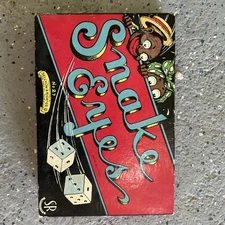 Vintage SNAKE EYES Game Circa 1930s By Selchow & Righter No. 27 - Incomplete 