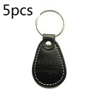 5pcs Leather 125KHz RFID TK4100 EM4100 Proximity Induction Tag Token Keyfob