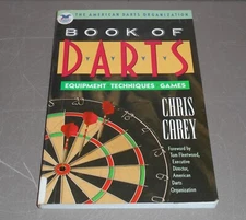 The American Darts Organization Book of Darts by Chris Carey (1994, Trade...